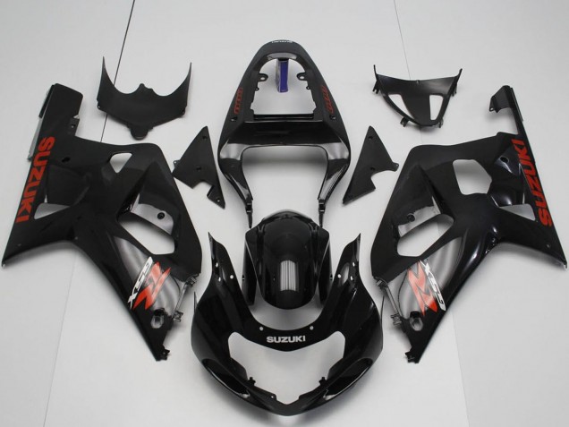 Carenados Moto Suzuki GSXR 600 / GSXR 750 2001-2003 - Negro Brillante Rojo