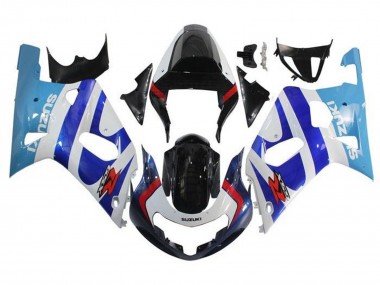 Carenados Moto Suzuki GSXR 600 / GSXR 750 2001-2003 - Blanco Triple Azul Negro Brillante Rojo