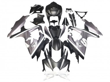 Carenados Moto Suzuki GSXR 600 / GSXR 750 2008-2010 - Plata Blanco Negro Mate
