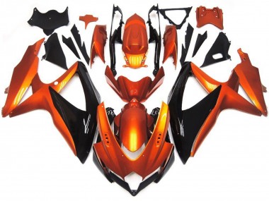 Carenados Moto Suzuki GSXR 600 / GSXR 750 2008-2010 - Naranja Negro