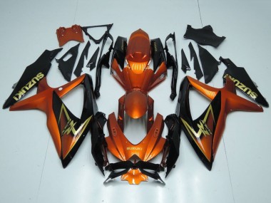 Carenados Moto Suzuki GSXR 600 / GSXR 750 2008-2010 - Naranja Oro Negro