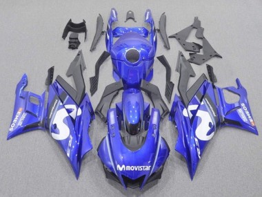Carenados Moto Yamaha YZF R3/R25 2019-2021 - Azul Blanco Negro MoviStar