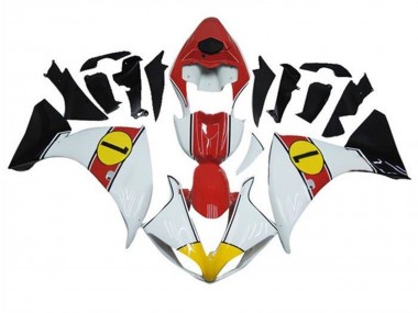 Carenados Moto Yamaha YZF 1000 R1 2009-2011 - Blanco Rojo Amarillo Negro