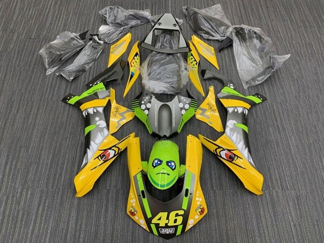 Carenados Moto Yamaha YZF 1000 R1 2015-2019 - Amarillo Verde Tiburón 46