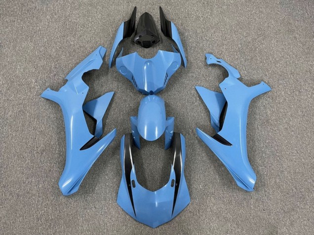 Carenados Moto Yamaha YZF 1000 R1 2015-2019 - Azul Claro Negro Brillante