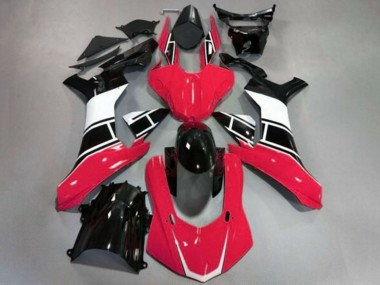 Carenado Moto Yamaha YZF 1000 R1 2015-2019 - Rojo Blanco Negro Brillante