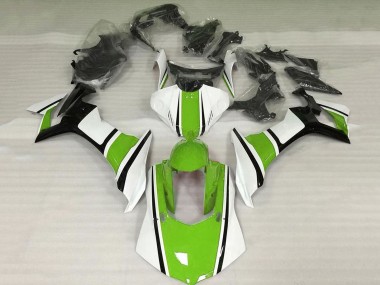 Carenados Moto Yamaha YZF 1000 R1 2015-2019 - Blanco Verde Negro