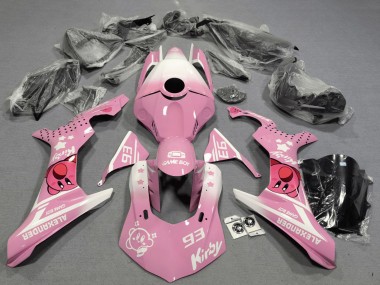 Carenados Moto Yamaha YZF 1000 R1 2020-2025 - Rosa Blanco Kirby