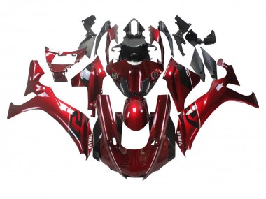 Carenados Moto Yamaha YZF 1000 R1 2020-2025 - Rojo Blanco Negro Raya