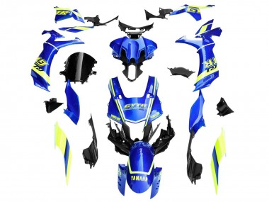 Carenados Moto Yamaha YZF 1000 R1 2020-2025 - Azul Amarillo Blanco GYTR