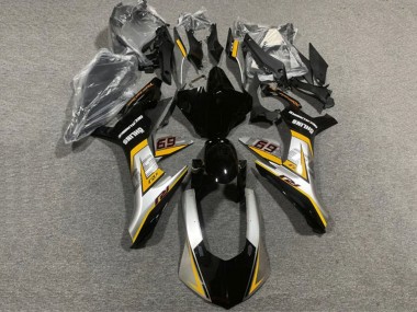 Carenados Moto Yamaha YZF 1000 R1 2020-2025 - Plata Amarillo Negro Brillante