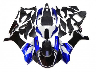 Carenados Moto Yamaha YZF 1000 R1 2020-2025 - Azul Blanco Negro Akropovic