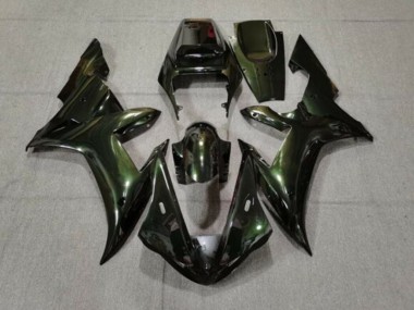 Carenados Moto Yamaha YZF 1000 R1 2002-2003 - Verde Oscuro Camaleón