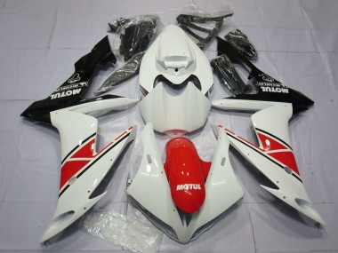 Carenados Moto Yamaha YZF 1000 R1 2004-2006 - Blanco Rojo Negro