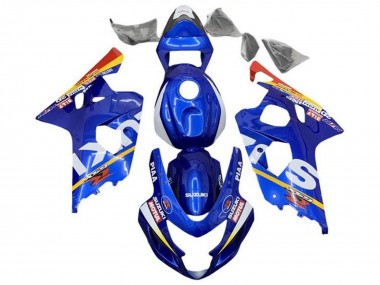 Carenados Moto Suzuki GSXR 600 / GSXR 750 2004-2005 - Azul Blanco Amarillo Rojo