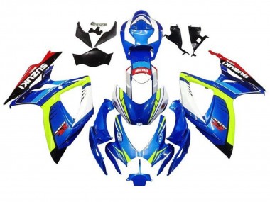 Carenados Moto Suzuki GSXR 600 / GSXR 750 2006-2007 - Azul Amarillo Blanco Rojo