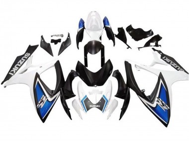 Carenados Moto Suzuki GSXR 600 / GSXR 750 2006-2007 - Blanco Azul Negro Mate