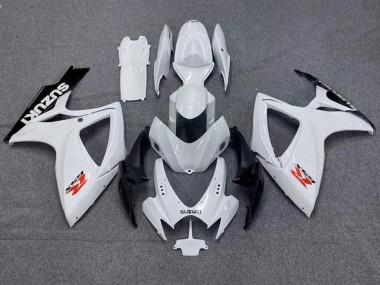 Carenados Moto Suzuki GSXR 600 / GSXR 750 2006-2007 - Blanco Negro Rojo