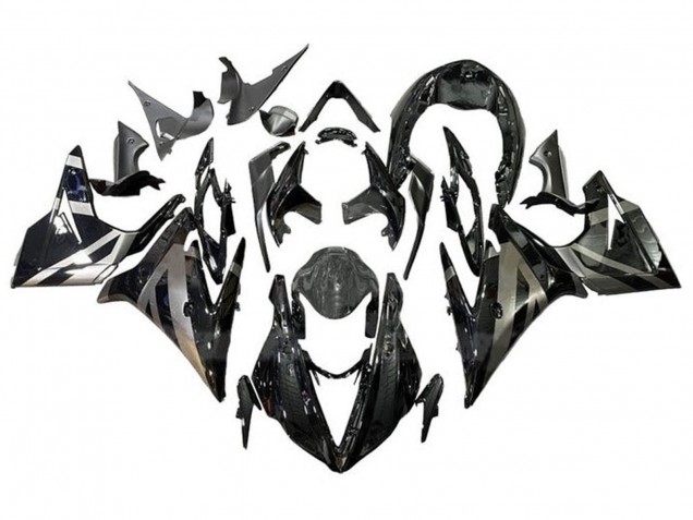 Carenados Moto Triumph Daytona 675 Triple 2013-2016 - Plata Negro Brillante