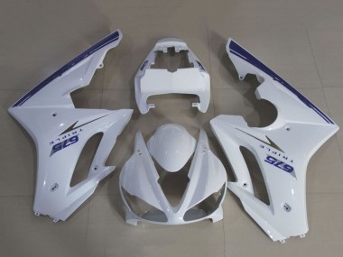 Kits Carenado Moto Triumph Daytona 675 Triple 2009-2012 - Blanco Azul