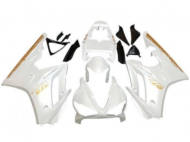 Carenados Moto Triumph Daytona 675 Triple 2009-2012 - Blanco Oro