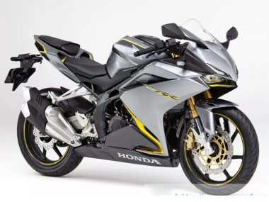 Carenados Moto Honda CBR250RR 2017-2022 - Plata Amarillo Negro Mate