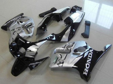 Carenados Moto Honda CBR250RR MC19 1988-1989 - Plata Negro Brillante