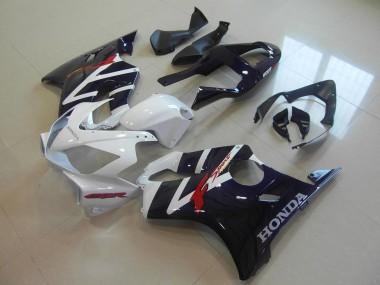 Carenados Moto Honda CBR600 F4i 2001-2003 - Blanco Negro Brillante F Sport