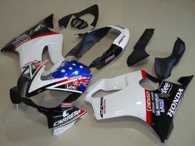 Carenados Moto Honda CBR600 F4i 2004-2007 - Blanco Rojo Azul Negro Brillante Estrella Lee Carrera