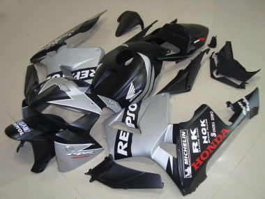 Carenados Moto Honda CBR600RR 2005-2006 - Negro Mate Plata Repsol
