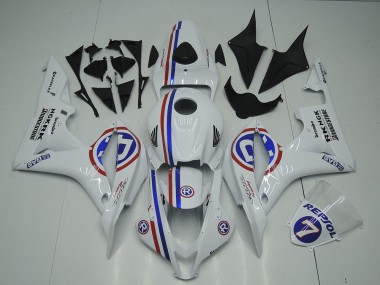 Carenados Moto Honda CBR600RR 2007-2008 - Blanco Rojo Azul R