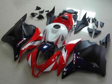 Carenados Moto Honda CBR600RR 2009-2012 - Blanco Rojo Azul Oscuro Negro Brillante