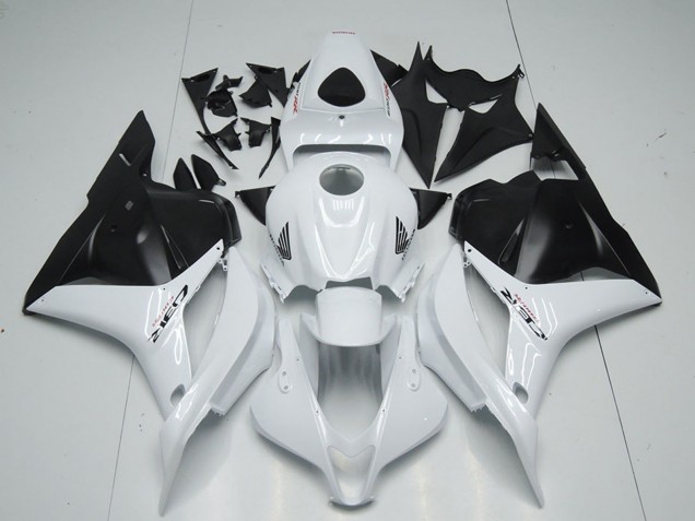 Carenado Moto Honda CBR600RR 2009-2012 - Blanco Negro Mate
