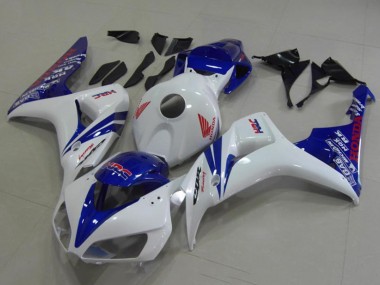 Carenados Moto Honda CBR1000RR 2006-2007 - Blanco Azul Rojo HRC