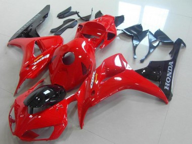 Carenado Moto Honda CBR1000RR 2006-2007 - Rojo Negro Brillante