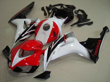 Kit Carenados Moto Honda CBR1000RR 2006-2007 - Blanco Rojo Negro Brillante