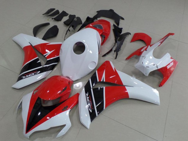 Kits Carenados Moto Honda CBR1000RR 2008-2011 - Blanco Rojo Negro Brillante