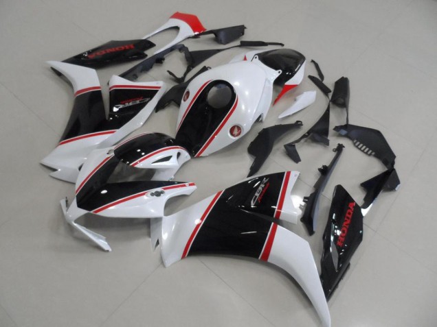 Carenado Moto Honda CBR1000RR 2012-2016 - Blanco Rojo Negro Brillante Raya