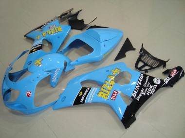 Carenados Moto Suzuki GSXR 1000 2000-2002 - Azul Claro Amarillo Negro Rizla