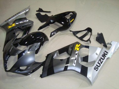 Carenados Moto Suzuki GSXR 1000 2003-2004 - Plata Gris Negro Amarillo