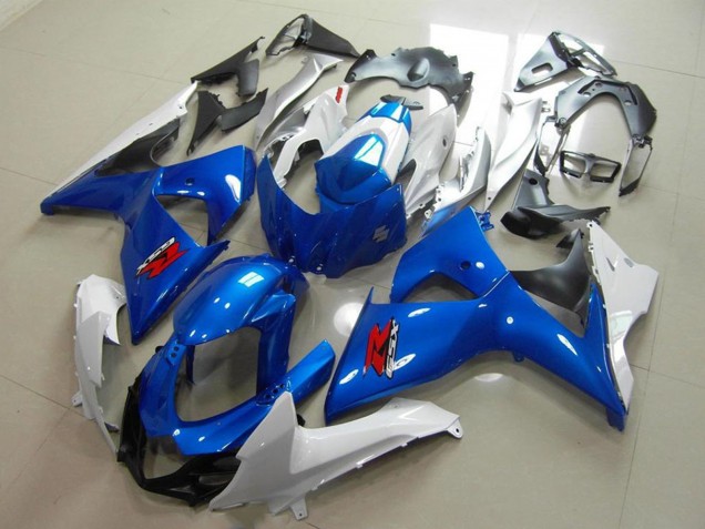 Carenados Moto Suzuki GSXR 1000 2009-2016 - Azul Blanco Negro OEM Estilo