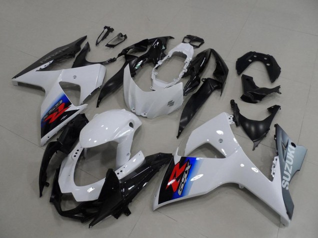 Carenados Moto Suzuki GSXR 1000 2009-2016 - Blanco Azul Plata Negro