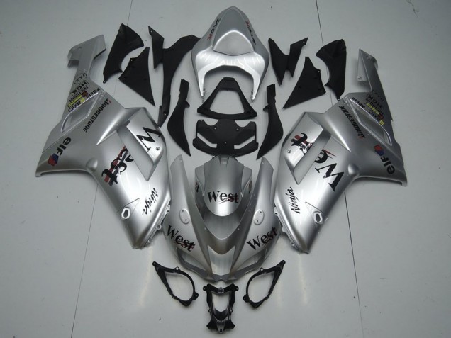Carenados Moto Kawasaki ZX6R 2007-2008 - Plata West