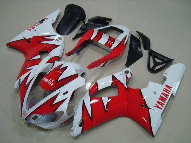 Carenados Moto Yamaha YZF R1 2000-2001 - Blanco Rojo