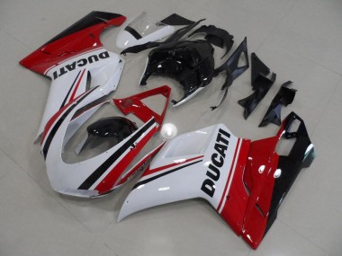 Carenados Moto Ducati 1098 2007-2014 - Blanco Rojo Verde Negro Brillante