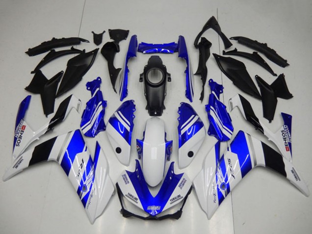 Carenados Moto Yamaha YZF R3 2015-2018 - Blanco Azul Negro Yamalube ENEOS