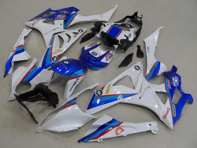 Carenados Moto BMW S1000RR 2009-2014 - Blanco Rojo Azul Castrol Pirelli