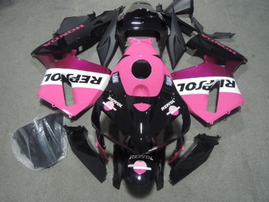 Carenados Moto Honda CBR600RR 2005-2006 - Negro Brillante Rosa Repsol