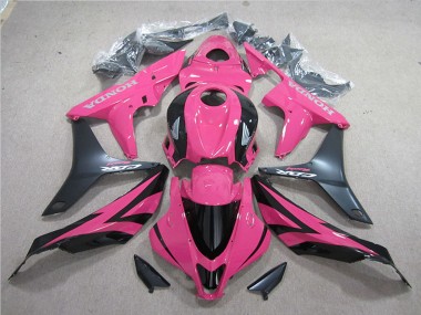 Kits Carenado Moto Honda CBR600RR 2007-2008 - Rosa Negro Mate