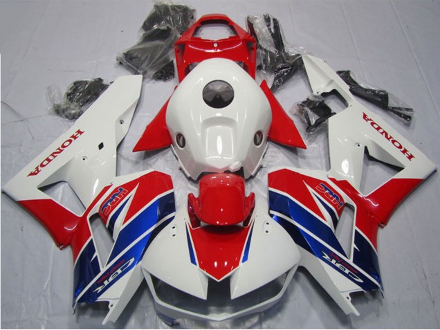 Carenado Moto Honda CBR600RR 2013-2023 - Blanco Rojo Azul HRC